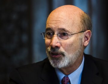 Pennsylvania Gov. Tom Wolf speaks during an interview with The Associated Press at his office in Harrisburg, Pa. (Matt Rourke/AP Photo)