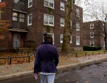 Vanessa Harris has lived at Bartram Village for 4 years. (Kimberly Paynter/WHYY)