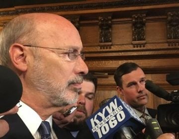 Governor Tom Wolf has said questions about Senator-elect Lindsey Williams' residency aren't productive. (Katie Meyer/WITF)