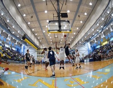 Some of the best high school basketball players in the nation are in Delaware this weekend for the annual Slam Dunk to the Beach tournament. (Chuck Snyder/for WHYY)