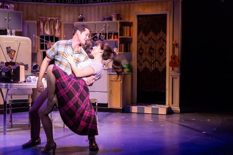 3G6A5601 Drew Seeley and Chilina Kennedy star in Delaware Theatre Company's 2018 production of A Sign of The Times. (Matt Urban)