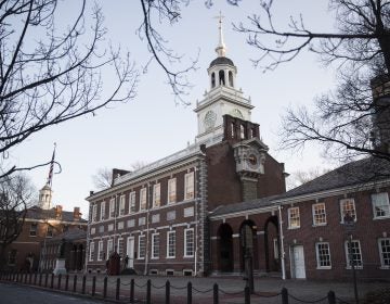 Shown is Independence Hall in Philadelphia, Tuesday, Dec. 19, 2017. (Matt Rourke/AP Photo)