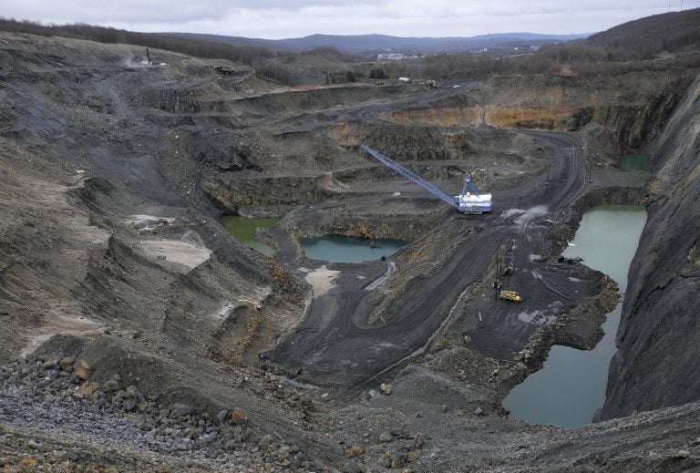 A look at the the Blaschak Coal Corporation pit mine Dec. 4, 2018, in Mount Carmel, Pennsylvania. (Matt Smith for Keystone Crossroads)