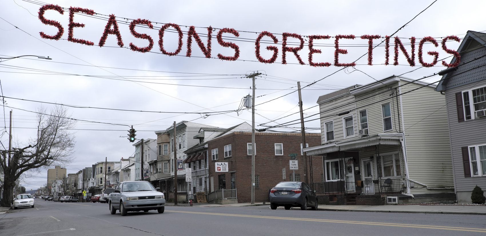 A look at West Centre Street on Dec. 4, 2018, in Mahanoy City, Pennsylvania. (Matt Smith for Keystone Crossroads)