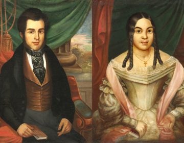 Portraits of Hiram Charles Montier and his wife, Elizabeth Brown Montier, by Franklin R. Street. (Courtesy of the Philadelphia Museum of Art)