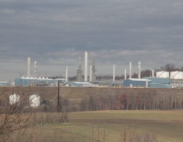 MarkWest's Houston gas processing plant in Washington County, Pa. (Reid R. Frazier/StateImpact Pennsylvania)