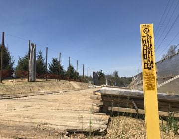 Mariner East 2 pipeline construction in Chester County. (Marie Cusick/StateImpact Pennsylvania)