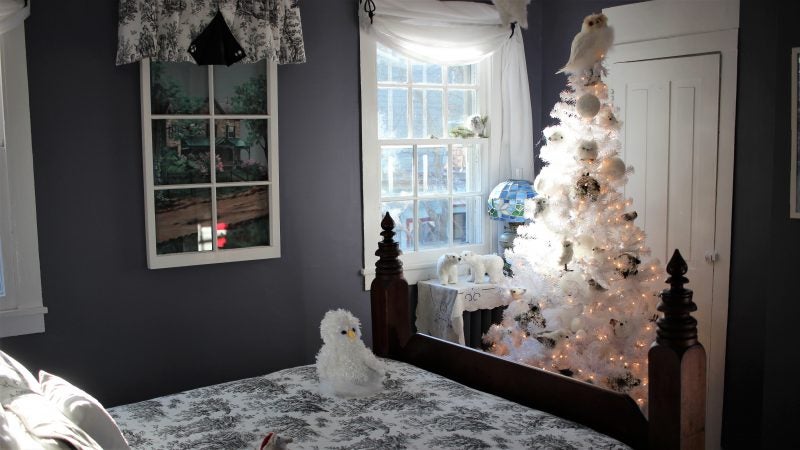 A decorated room in the Cherry House. (Bill Barlow/for WHYY)