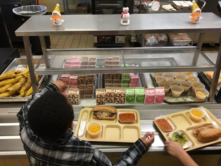 The Trump administration is giving schools more flexibility in the meals they serve. Critics say the rollback on school lunch rules is bad for kids' health. (Mary Esch/AP)