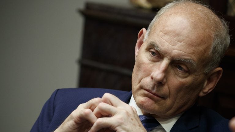 John Kelly took over as chief of staff six months into the Trump presidency, and he initially helped bring military discipline to a sometimes chaotic White House. (Evan Vucci/AP)