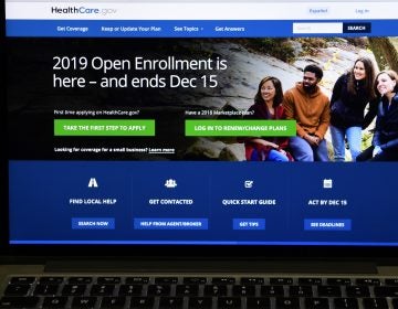 The federal website where consumers can sign up for health insurance under the Affordable Care Act is shown on a computer screen in Washington, D.C. (AP Photo)