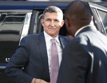 President Trump's former national security adviser Michael Flynn arrives at federal court in Washington. D.C., Tuesday. (Carolyn Kaster/AP Photo)