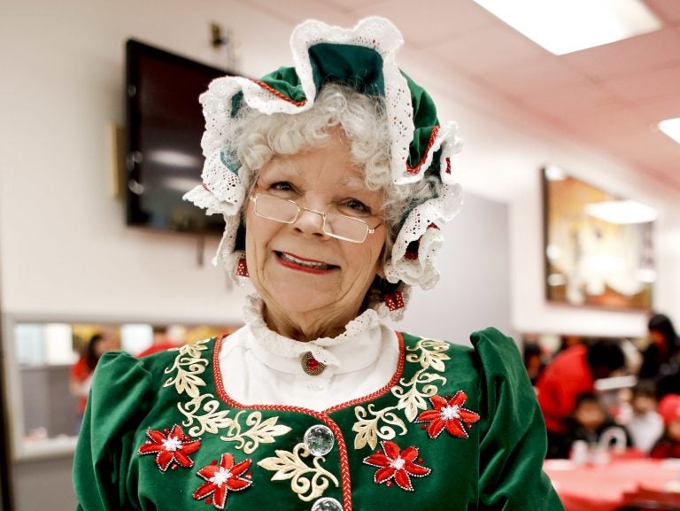 Mrs. Claus poses in 2012 in New York City. Five years ago, 