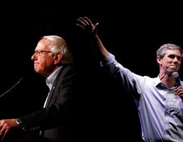Left: Sen. Bernie Sanders, I-Vt. (AP Photo/Patrick Semansky) 
Right: Rep. Beto O'Rourke (AP Photo/Eric Gay)