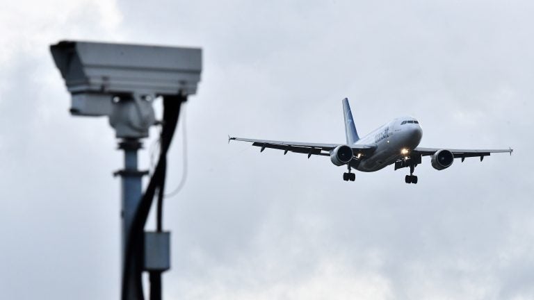 A jet lands at London Gatwick Airport on Friday. The airport had been closed for over a day after a drone repeatedly flew nearby. (Ben Stansall/AFP/Getty Images)