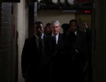 Robert Mueller leaves a closed meeting with members of the Senate Judiciary Committee on June 21, 2017. (Alex Wong/Getty Images)
