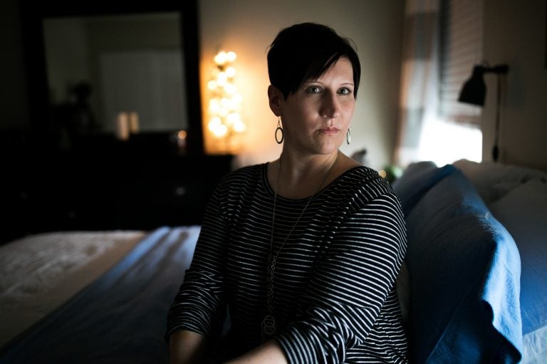 Angela Lautner who lives in Elsmere, Ky. has Type 1 diabetes and is an advocate for affordable insulin. (Maddie McGarvey for NPR)