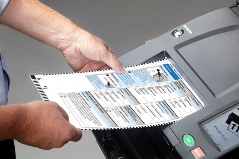 Ballot scanners used in Montco (courtesy Montgomery County)