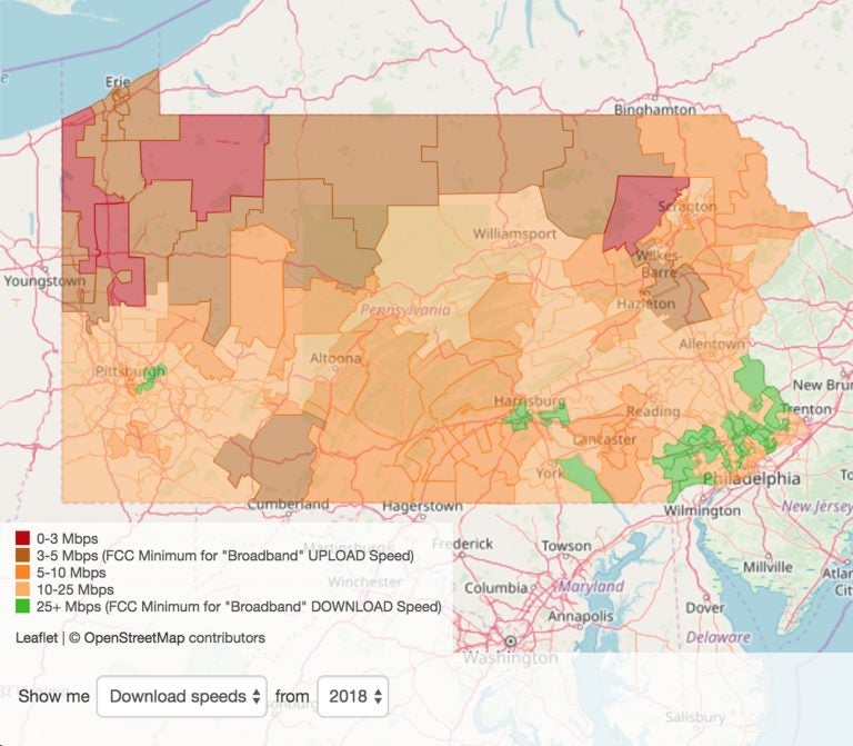 Penn State study says most of Pa. lacks access to high-speed broadband ...