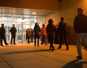 After racist letters and photos were circulated among students at Strath Haven High School, the Wallingford-Swarthmore School District held an informational meeting on Jan. 2, 2019. More than 400 residents showed up to listen and have their voices heard. (Emily Cohen for WHYY)