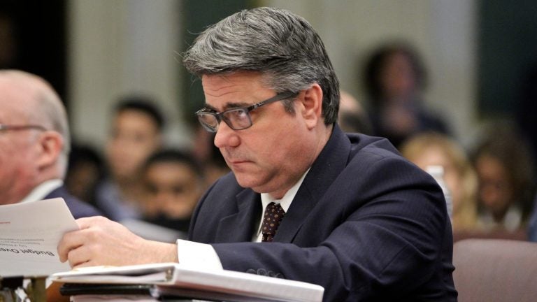 City Councilman Bobby Henon attends a budget hearing on March 1, 2018. (Emma Lee/WHYY)