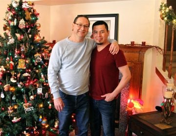 Paul Frame (left) and his husband Jose 