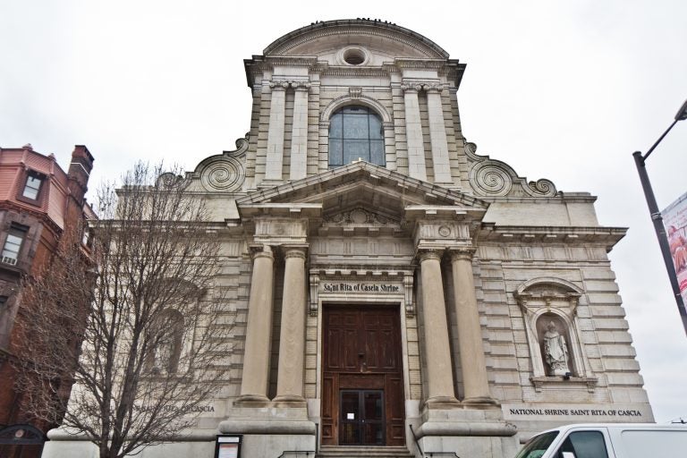 The National Shrine of St. Rita of Cascia on Broad Street in South Philadelphia. (Kimberly Paynter/WHYY)