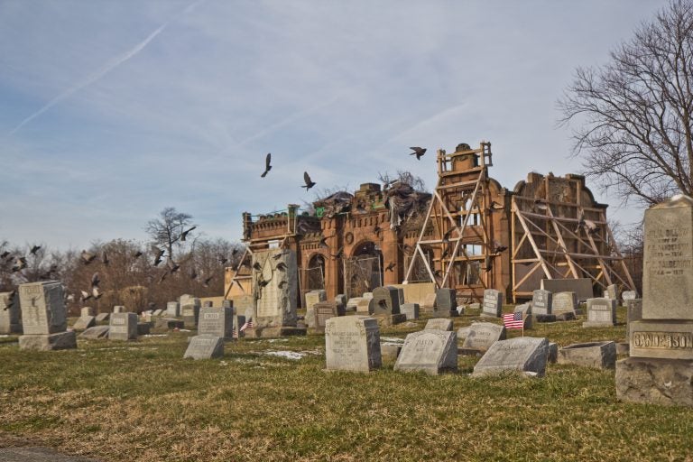 Mt. Moriah Cemetery in Southwest Philadelphia in January 2019. (Kimberly Paynter/WHYY)