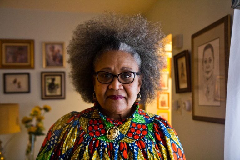 Bernyce Mills-DeVaughn picketed Girard College when she was a teenager and attended MLK's speech at the school. (Kimberly Paynter/WHYY)