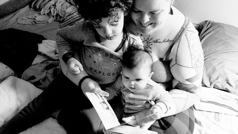 Jacinda, whose husband is a TSA officer in Portland, Ore., working during the shutdown without pay, with her two young children. Her family is worried about how they will pay their rent, electric bill and cellphone bill. Jacinda, whose husband is a TSA officer in Portland, Ore., working during the shutdown without pay, with her two young children. Her family is worried about how they will pay their rent, electric bill and cellphone bill (Courtesy of Jacinda)