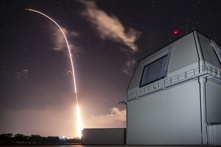 President Trump called for a beefing up of existing defenses, such as the Aegis ashore system pictured. In addition, he called for research into new advanced concepts.
(Mark Wright/Missile Defense Agency)