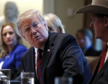 President Donald Trump listens as he leads a roundtable discussion on border security with local leaders, Friday, Jan. 11, 2019, in the Cabinet Room of the White House in Washington. (Jacquelyn Martin/AP Photo)