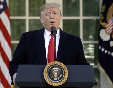 President Donald Trump speaks in the Rose Garden of the White House, Friday, Jan 25, 2019, in Washington. (Evan Vucci/AP Photo)