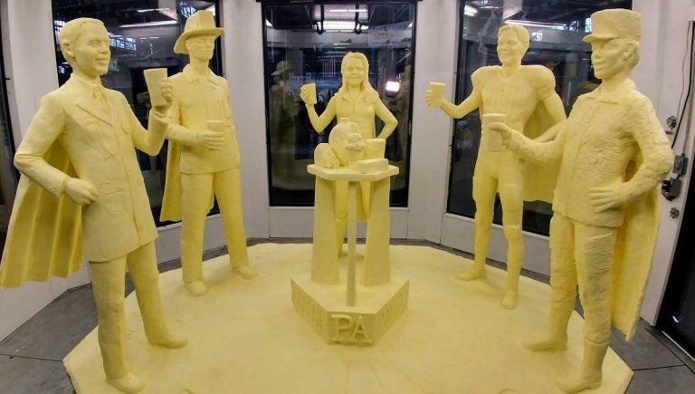 The 2019 Pennsylvania Farm Show butter sculpture was unveiled Jan. 3, 2019. Its title is 