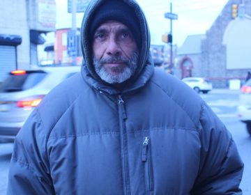 Eduardo Aponte shares a room with other homeless men in Kensington or sleeps on the street most nights. He's one of many Latinos who avoids homeless shelters, who the city is trying to reach. (Emma Restrepo/Philadelphia Inquirer)