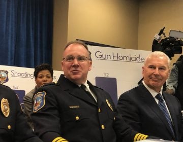 Wilmington police chief Robert Tracy (left) and Mayor Mike Purzycki held a news conference to talk about what the mayor called 