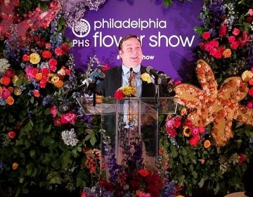 Sam Lemheney, chief of shows at the Pennsylvania Horticultural Society, announced the 2019 Philadelphia Flower Show's theme, 