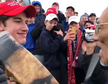 Students from a Kentucky Catholic High School appeared to harass and mock a Native American demonstrator during a rally in Washington D.C. (NBC10)