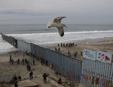 The westernmost edge of the U.S. border wall separates Tijuana from San Diego. Most undocumented immigrants in this country did not enter the U.S. at the Southern border. (Rebecca Blackwell/AP)