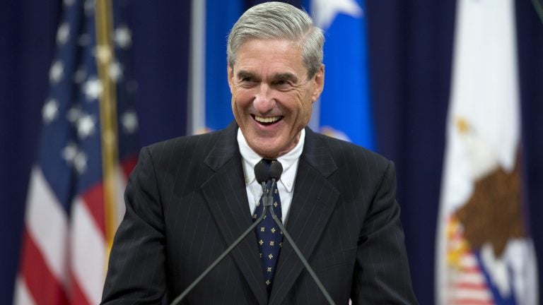 Then-FBI Director Robert Mueller at his farewell ceremony in 2013. Mueller, now the Justice Department's special counsel investigating Russian election interference, could have a big year in 2019. (Evan Vucci/AP)