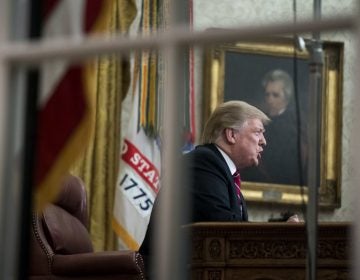 President Trump delivers his first prime-time address from the Oval Office Tuesday.