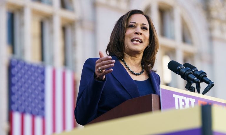 Sen. Kamala Harris, D-Calif., at an Oakland, Calif., campaign rally this week. Harris says she backs a single-payer health system, but she hasn’t yet offered details on how she would finance that plan. Sen. Kamala Harris, D-Calif., at an Oakland, Calif., campaign rally this week. Harris says she backs a single-payer health system, but she hasn't yet offered details on how she would finance that plan. (Mason Trinca/Getty Images)