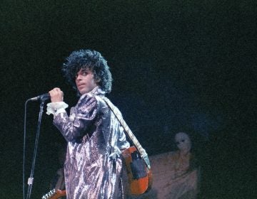 Singer Prince is shown in concert in 1985.  (AP Photo)
