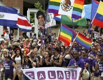 In this 2014 photo, people march in the annual Pride Day Parade in Philadelphia.
(Joseph Kaczmarek/AP Photo)