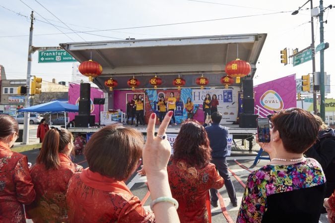 The 2019 Chinese New Year Festival was held in Northeast Philadelphia at the corner of Frankford and Cottman avenues. (Natalie Piserchio for WHYY)