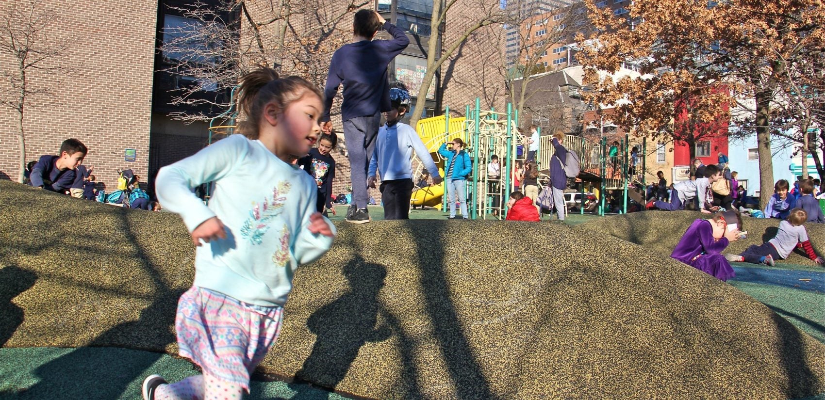 Greenfield Elementary School Playground. (Emma Lee/WHYY)