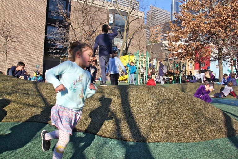 Greenfield Elementary School Playground. (Emma Lee/WHYY)