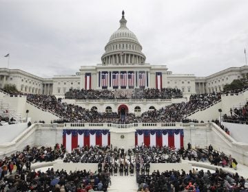 In this Jan. 20, 2017, file photo, President Donald Trump gives his inaugural address after being sworn in as the 45th president of the United States during the 58th Presidential Inauguration at the U.S. Capitol in Washington. Big money from billionaires, corporations and a roster of NFL owners poured into Donald Trump’s inaugural committee in record-shattering amounts, to pull off an event that turned out considerably lower-key than previous inaugural celebrations. (Patrick Semansky/AP Photo, File)