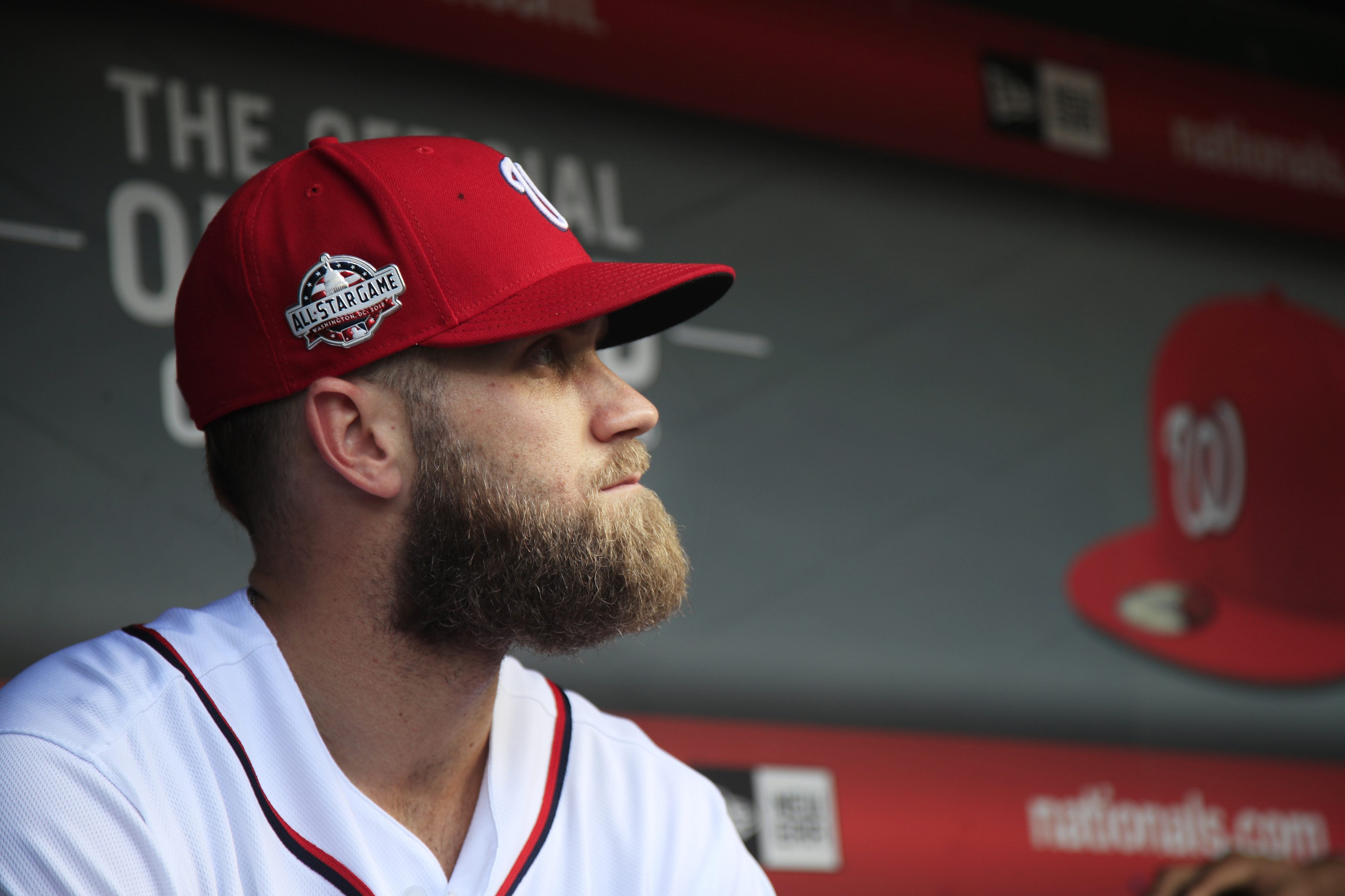 Bryce Harper wants a new jersey for the Washington Nationals