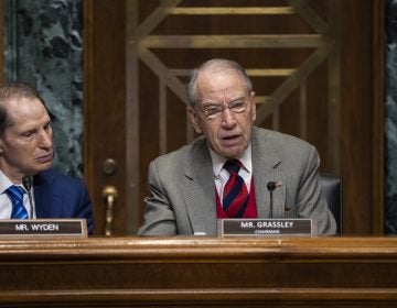 Sen. Chuck Grassley, R-Iowa, (center), chairman of the Senate Finance Committee, is joined at left by Sen. Ron Wyden, D-Ore., the ranking member, at a hearing on the high price of prescription drugs, on Capitol Hill in Washington, Tuesday, Jan. 29, 2019. (J. Scott Applewhite/AP Photo)